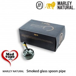 MARLEY NATURAL - SMOKED GLASS SPOON PIPE MEDVAPE